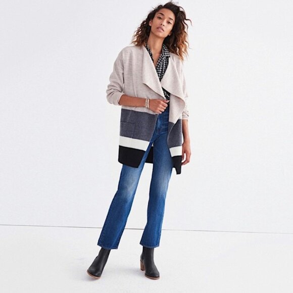 Madewell Meridian Merino Wool Wrap Cardigan - Picture 3 of 5